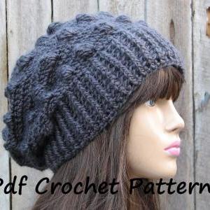 CROCHET PATTERN!!! Crochet Hat - Sl..