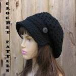 Crochet Pattern!!! Crochet Hat - Newsboy Hat Hat,..