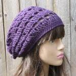 Crochet Pattern - Slouchy Spring Hat, Crochet..