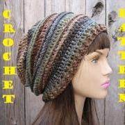 CROCHET PATTERN!!! Crochet Hat - Slouchy Hat, Crochet Pattern PDF,Easy, Great For Beginners, Pattern No. 30